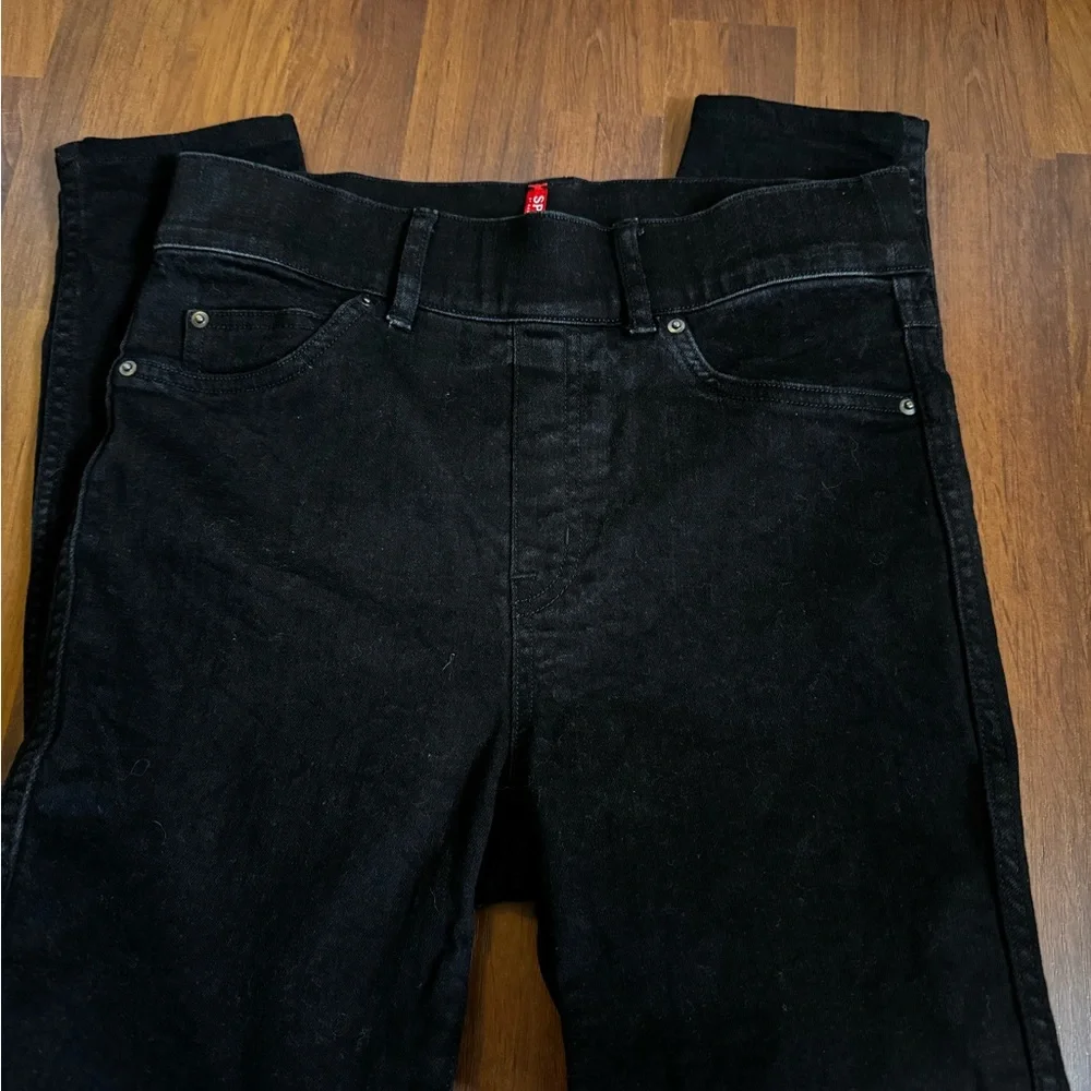 SPANX Women's Everywear  Black Ankle Skinny Jeans Sz Small